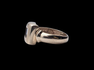 Ring 14k Yellow Gold w/ Blue Topaz