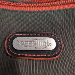 Baggallini Travel Bag Luggage Rolling Carry On-Olive & Rust