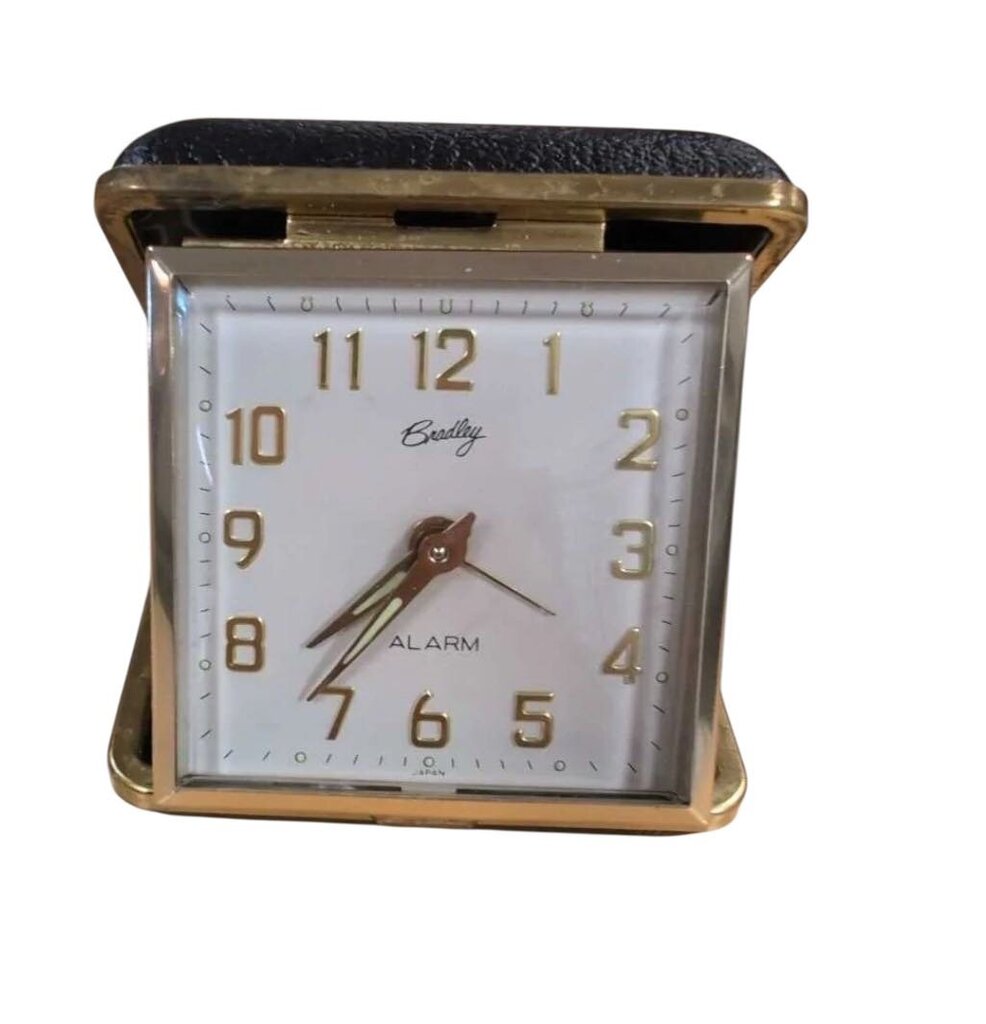 Vintage Bradley Travel Clock