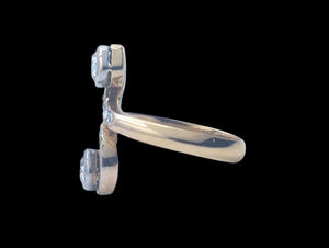 Ring 18k Yellow Gold "S" w/ Diamonds