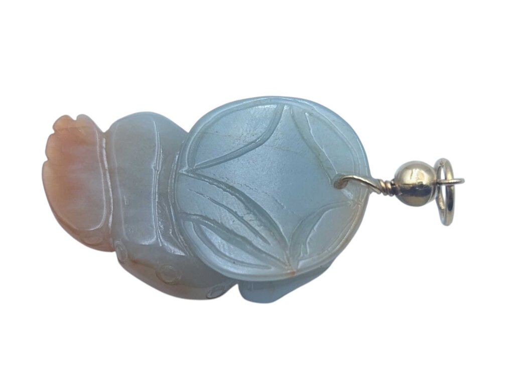 Pendant 18k Yellow Gold 2 Toned Jade