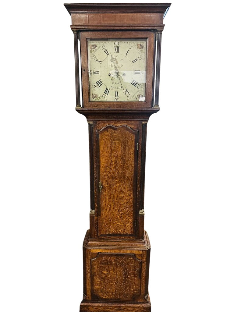 Rochdale Grandfather Clock Longcase English Classic