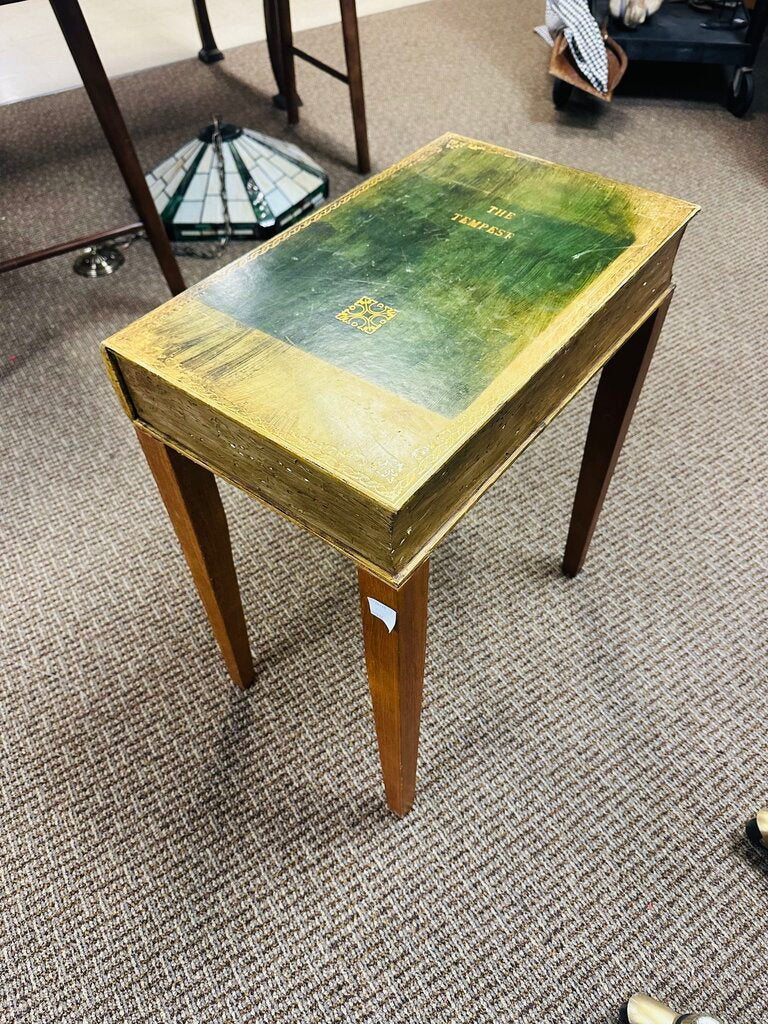 Faux-Book The Tempest SideTable Dimensions 13x21x25