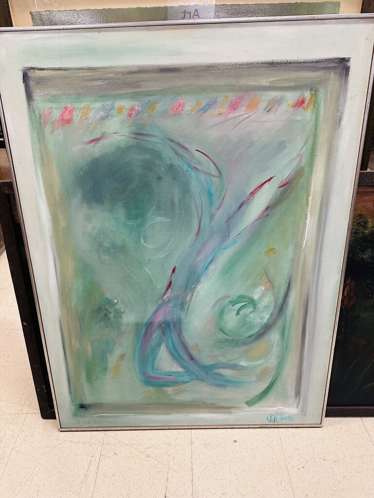 C K Williams Rock 84 Signed Abstract Painting