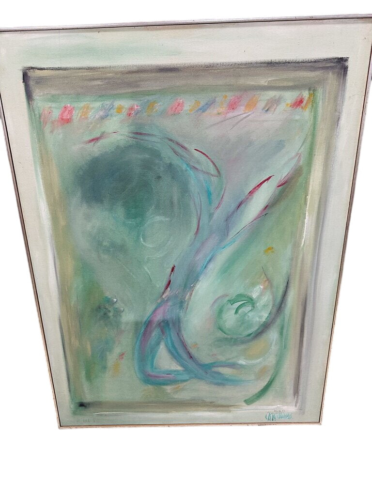C K Williams Rock 84 Signed Abstract Painting