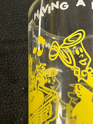 Vintage Welch's Flinstones Jelly Glasses 7 (1 Cracked)