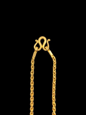 Necklace 24k Yellow Gold Chain Link