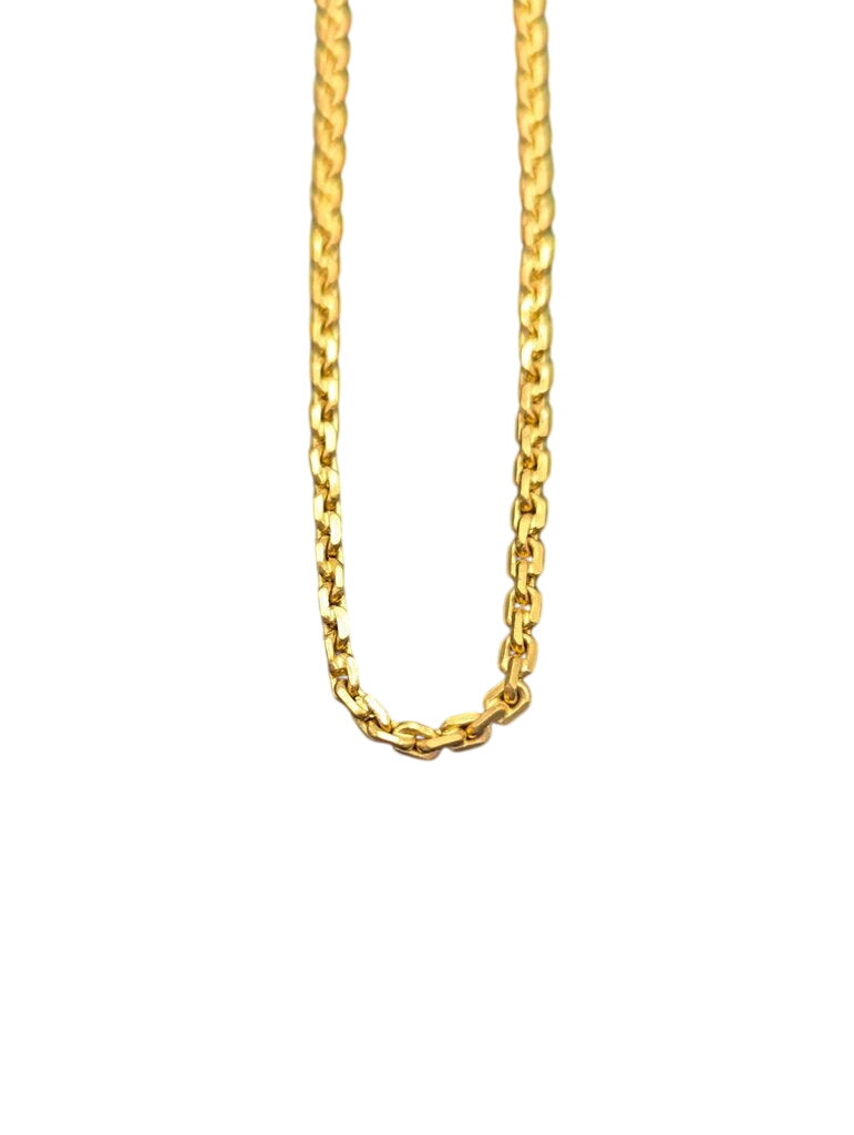 Necklace 24k Yellow Gold Chain Link