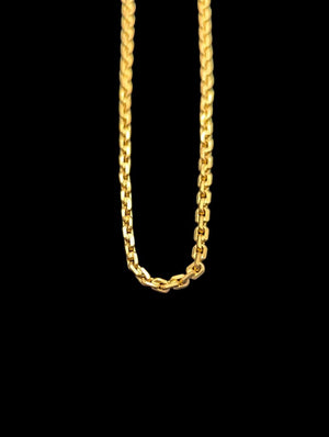 Necklace 24k Yellow Gold Chain Link