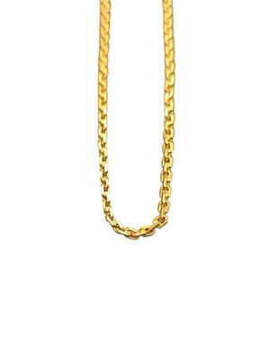 Necklace 24k Yellow Gold Chain Link
