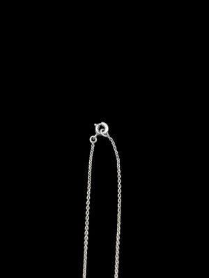 Necklace PT & AU w/ Pendant w/ Old Cut Diamonds