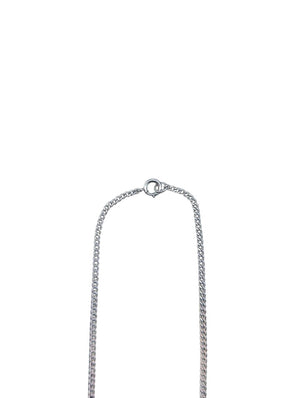 Necklace AG, PD, AU, RH w/ Pendant w/ Diamonds & Rubilite