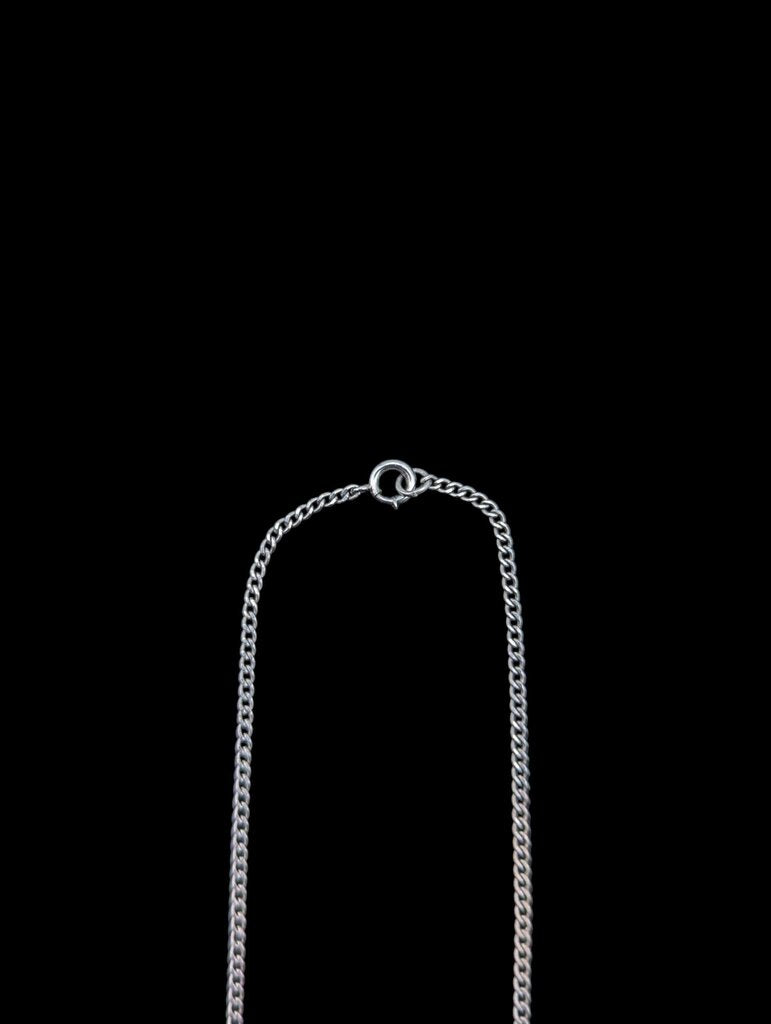 Necklace AG, PD, AU, RH w/ Pendant w/ Diamonds & Rubilite