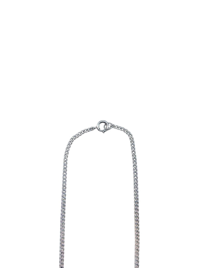 Necklace AG, PD, AU, RH w/ Pendant w/ Diamonds & Rubilite