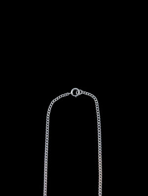 Necklace AG, PD, AU, RH w/ Pendant w/ Diamonds & Rubilite