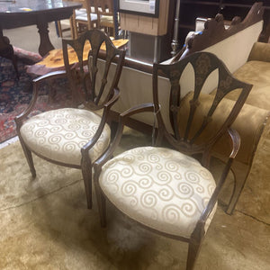 French Louis XVI Stye Chairs (pair)
