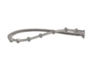 Bangle 18k White Gold w/ Diamonds