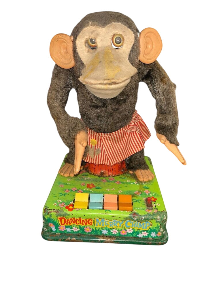Vintage Dancing Merry Chimp 1950 Kuramochi Shoten (Needs Work)
