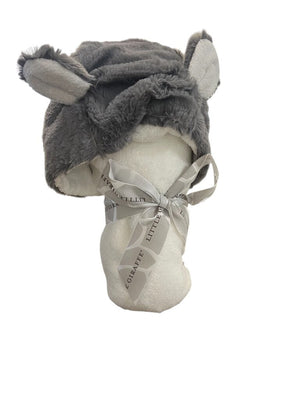 Little Giraffe Hooded Towel Silver NEW WITH TAG