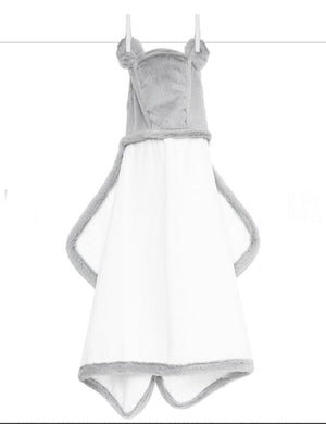 Little Giraffe Hooded Towel Silver NEW WITH TAG