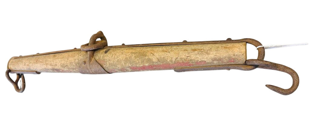 Antique Wooden Farm Scale Arm 34" W.