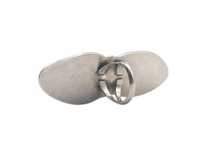 Ring Silver w/ Turquoise *ELONGATED*