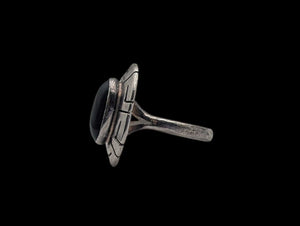 Ring Sterling Silver w/ Black Onyx