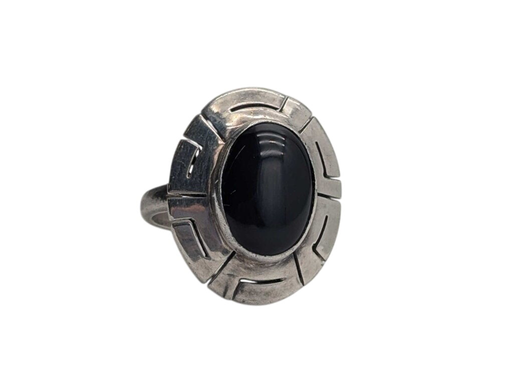 Ring Sterling Silver w/ Black Onyx