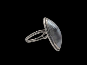 Ring Silver w/ Abalone Shell
