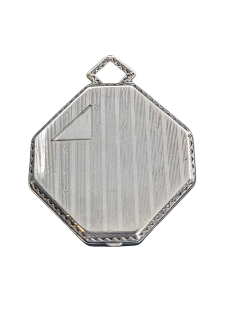 Locket Sterling Silver Pill Box