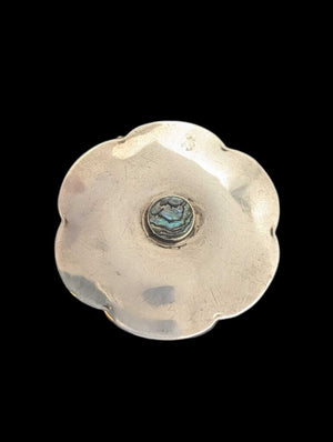 Box Sterling Silver w/ Abalone & Felt Inside