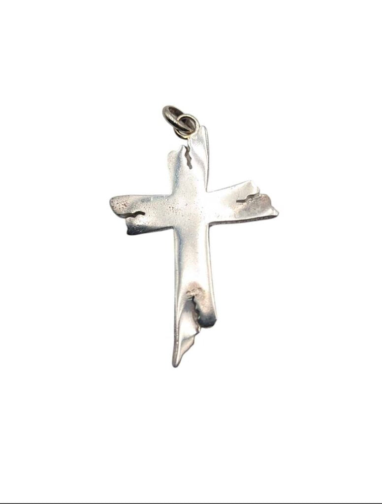 Pendant Silver & Gold Plated Cross