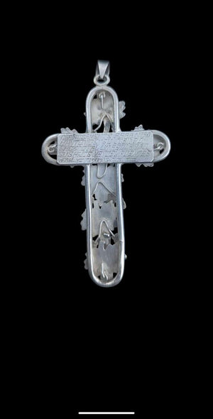 Pendant Sterling Silver Cross *Engraving on Back*