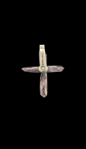 Pendant Sterling Silver Amethyst Cross