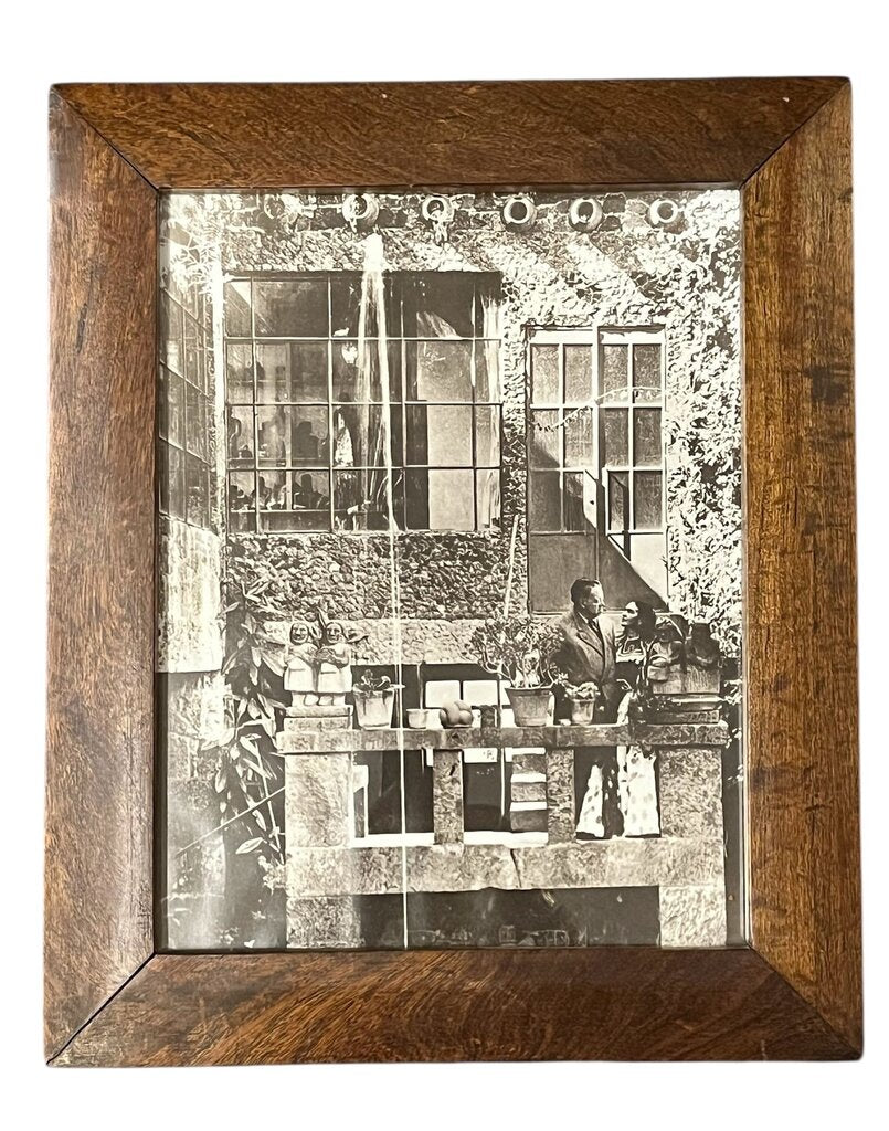 Frida Kahlo & Diego Rivera In Their Courtyard