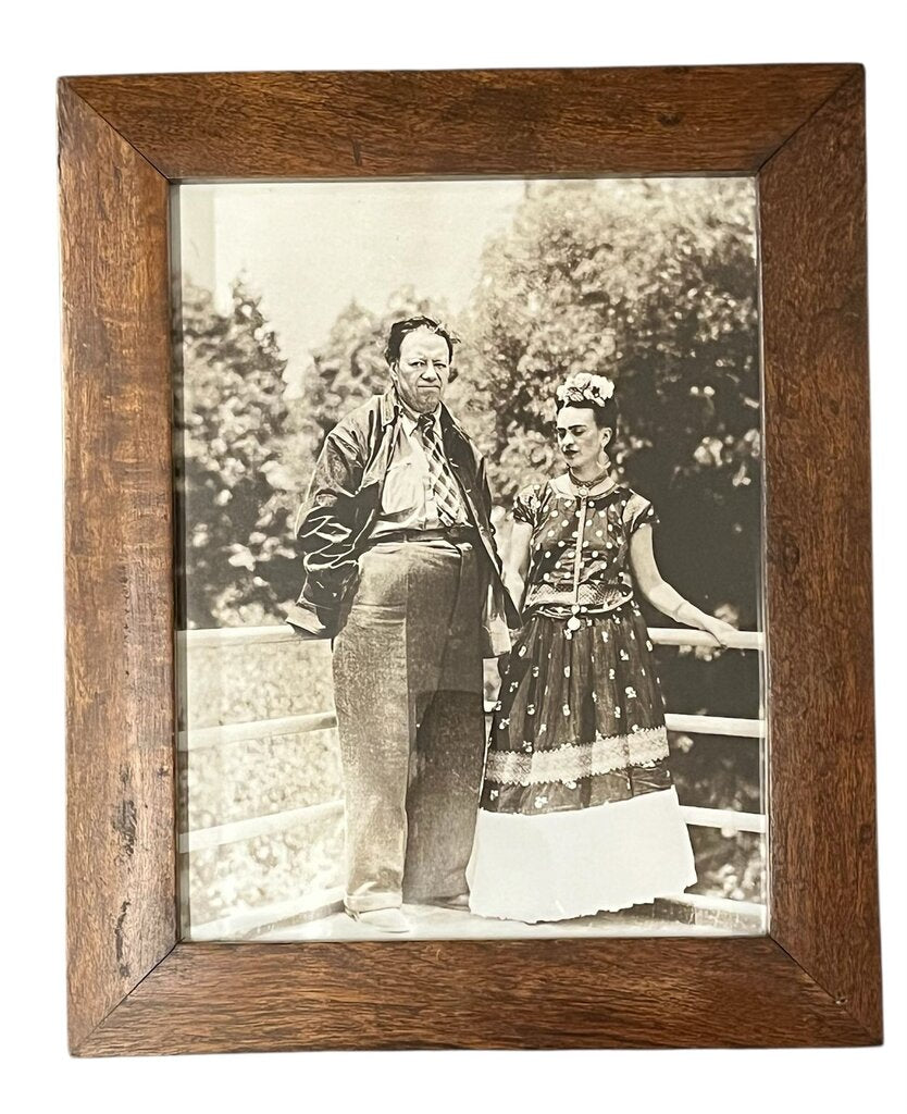 Diego Rivera & Frida Kahlo Mesquite Wood Frame 14x17