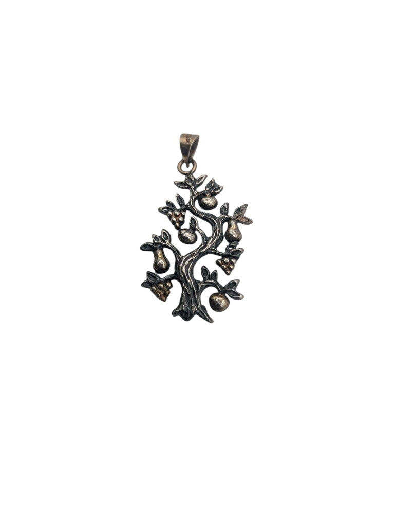 Pendant Sterling Silver Fruit Tree