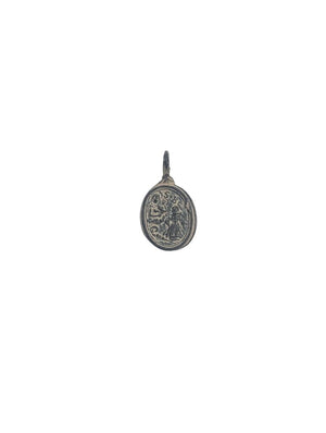 Pendant Bronze Medieval "Saint Barbara"