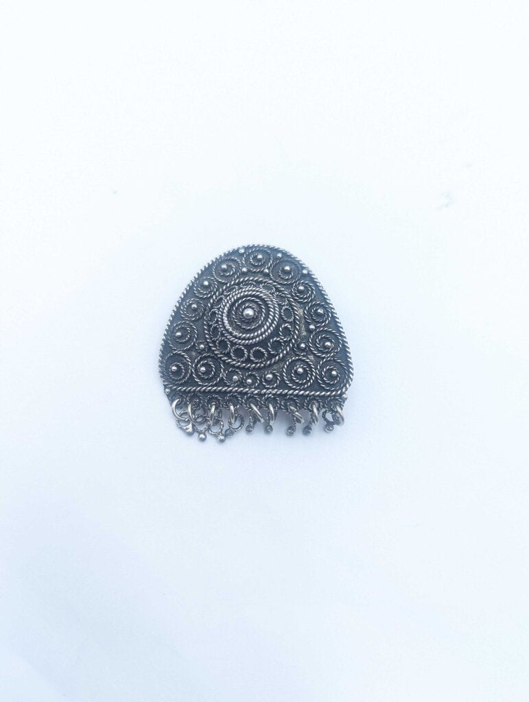 Brooch/Pendant w/ Dangling Rings