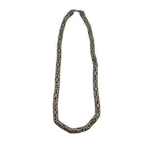 Necklace Sterling Silver Byzantine Bali *LARGE*