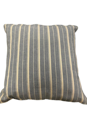 Cisco Brothers Blue Stripped Down Filled Pillow