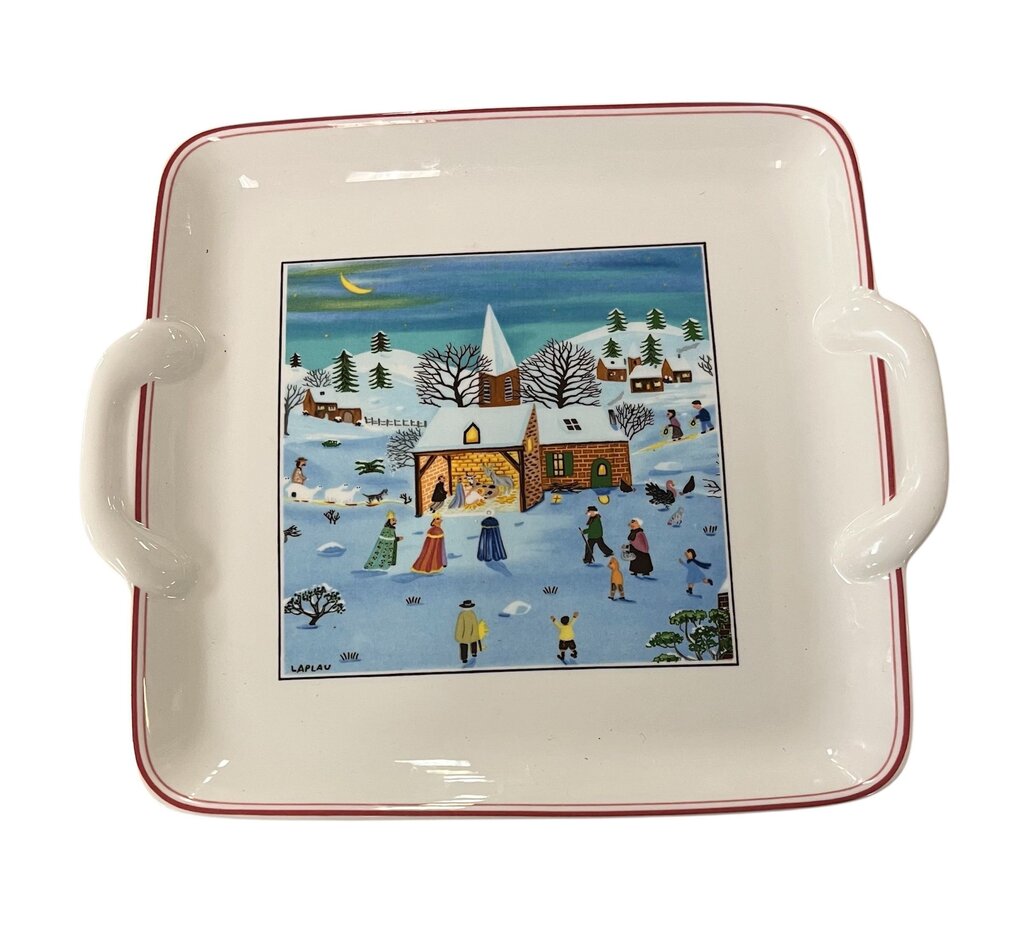 Villeroy & Boch Naif Christmas Porcelain Snack Plate
