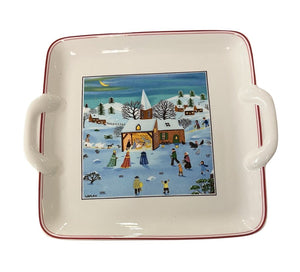 Villeroy & Boch Naif Christmas Porcelain Snack Plate