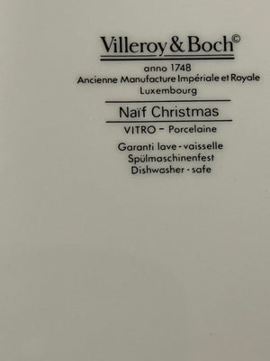 Villeroy & Boch Naif Christmas Porcelain Snack Plate