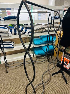 Custom Metal Rolling Clothing Rack.