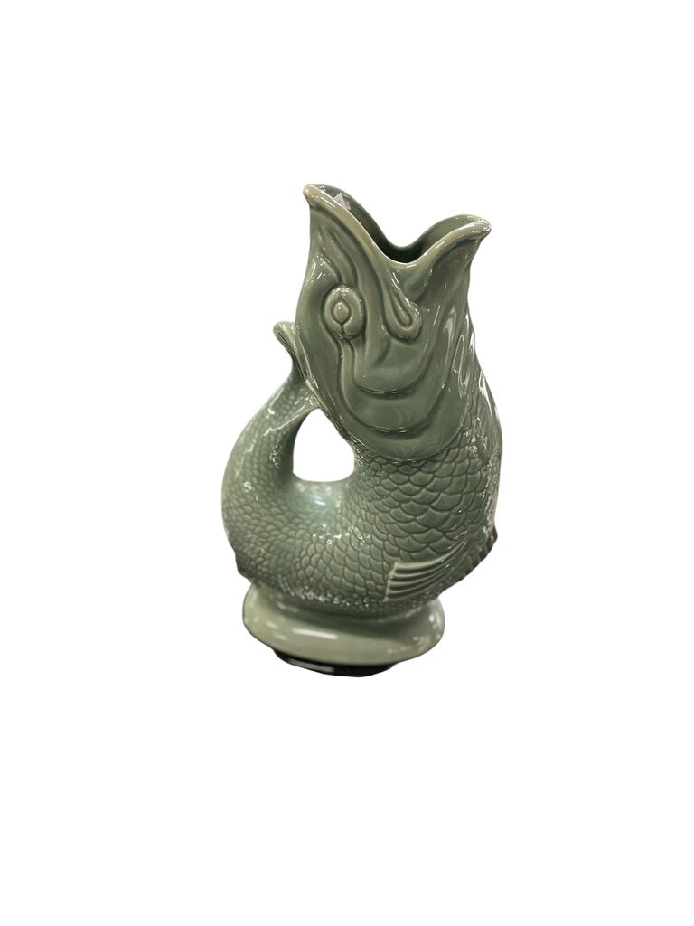 Wade Ceramics Large 10 1/2 Inch Celadon Gluggle Jug