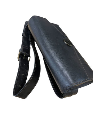 Urban Equestrian Rio Black Leather Belt Bag