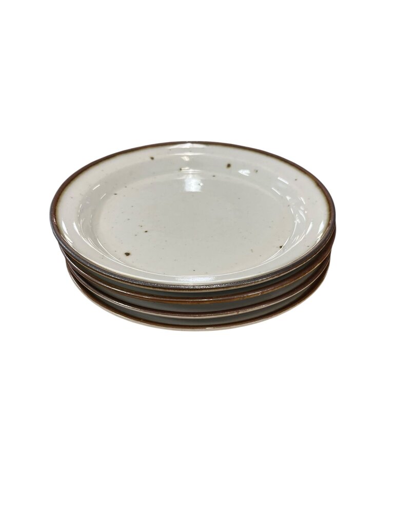 Dansk Brown Mist Plate 7 Inch Set of 4
