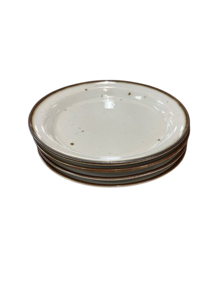 Dansk Brown Mist Plate 7 Inch Set of 4