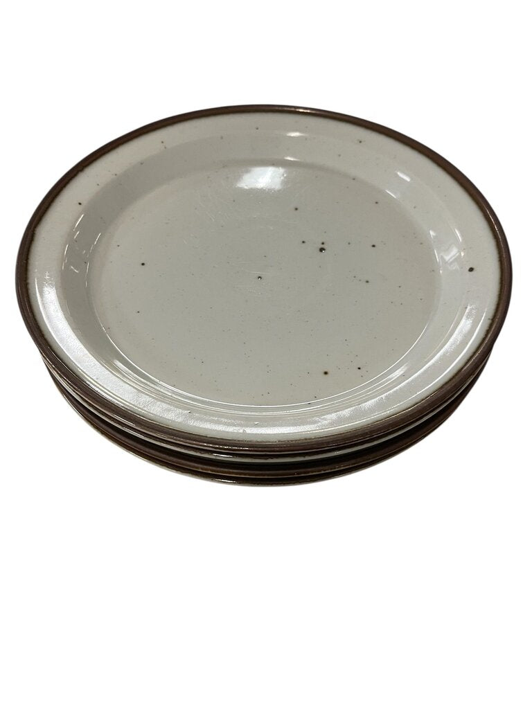 Dansk Brown Mist Salad Plates 8 1/2 Inch Set of 4